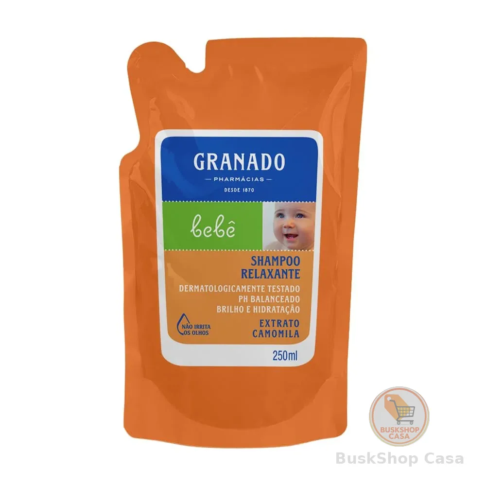Granado Refil Shampoo Bebê, Camomila, 250ml