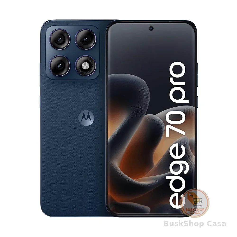 Smartphone Motorola Edge 70 PRO 5G - 256GB 24GB (12GB RAM+12GB Ram Boost), 4 câmeras de 50MP, Tela 1.5K extreme AMOLED 144Hz, Bateria 6500 mAh, IP68/IP69 - Azul Escuro | 24GB Total (12GB RAM+12GB Ram Boost), 4 câmeras de 50MP, Tela 1.5K extreme AMOLED 144Hz, Bateria 6500 mAh, IP68/IP69