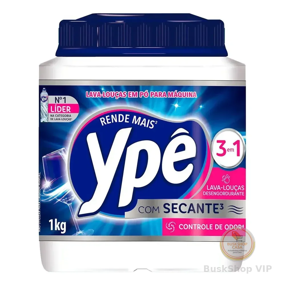 Detergente Lava Louças Em Pó Para Máquina Ypê 1kg