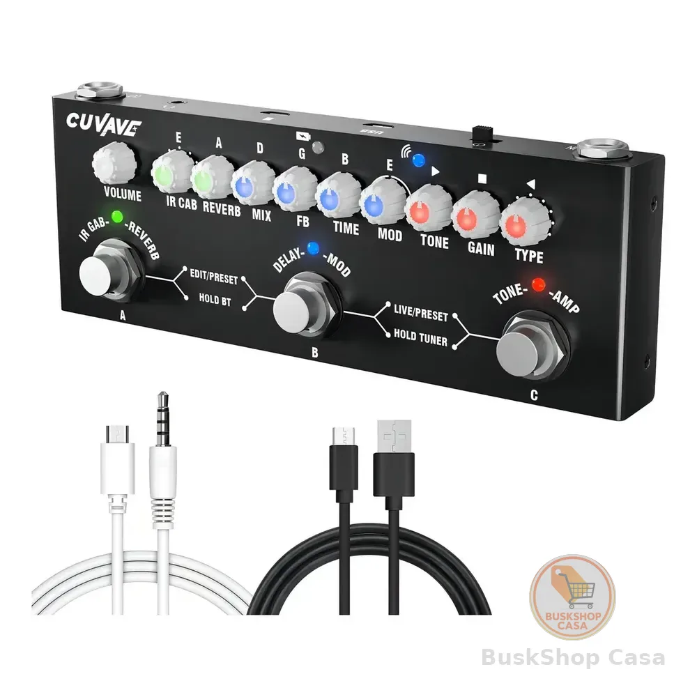 Pedal De Efeito Cuvave Cube Baby Preto