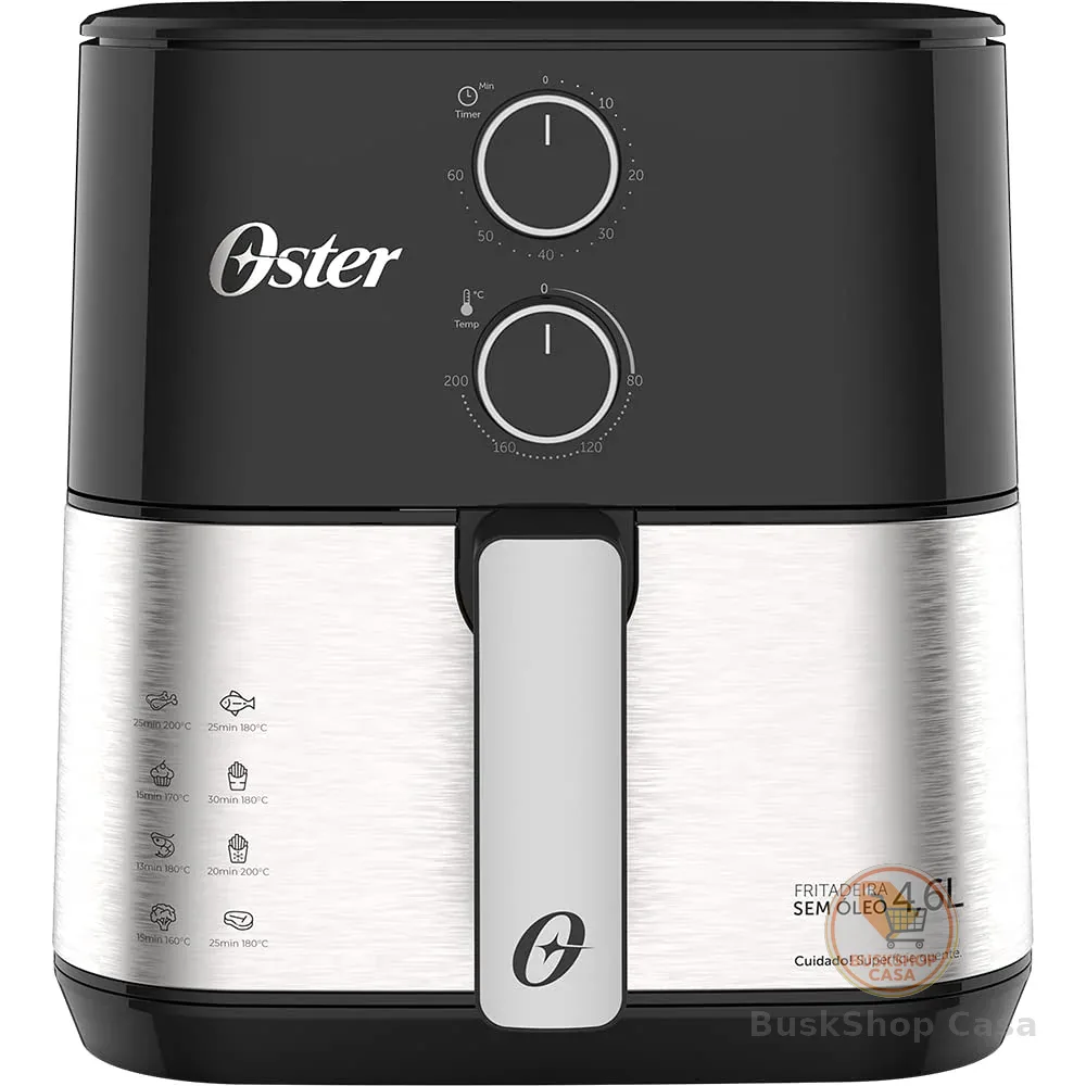 Fritadeira Sem Óleo Oster 127V - OFRT520, PRETO
