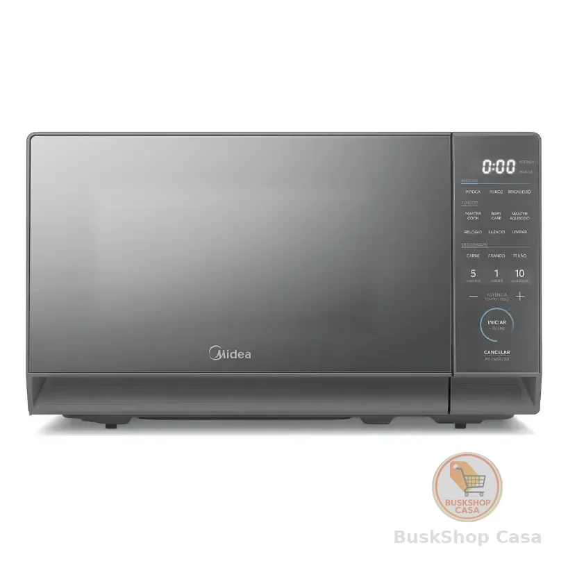Micro-ondas 20l Prata Porta Espelhada Mastercook Midea 127v