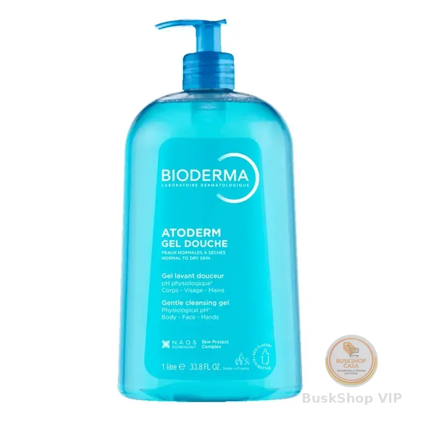 Gel De Banho Antiressecamento Bioderma Atoderm Gel Douche 1l