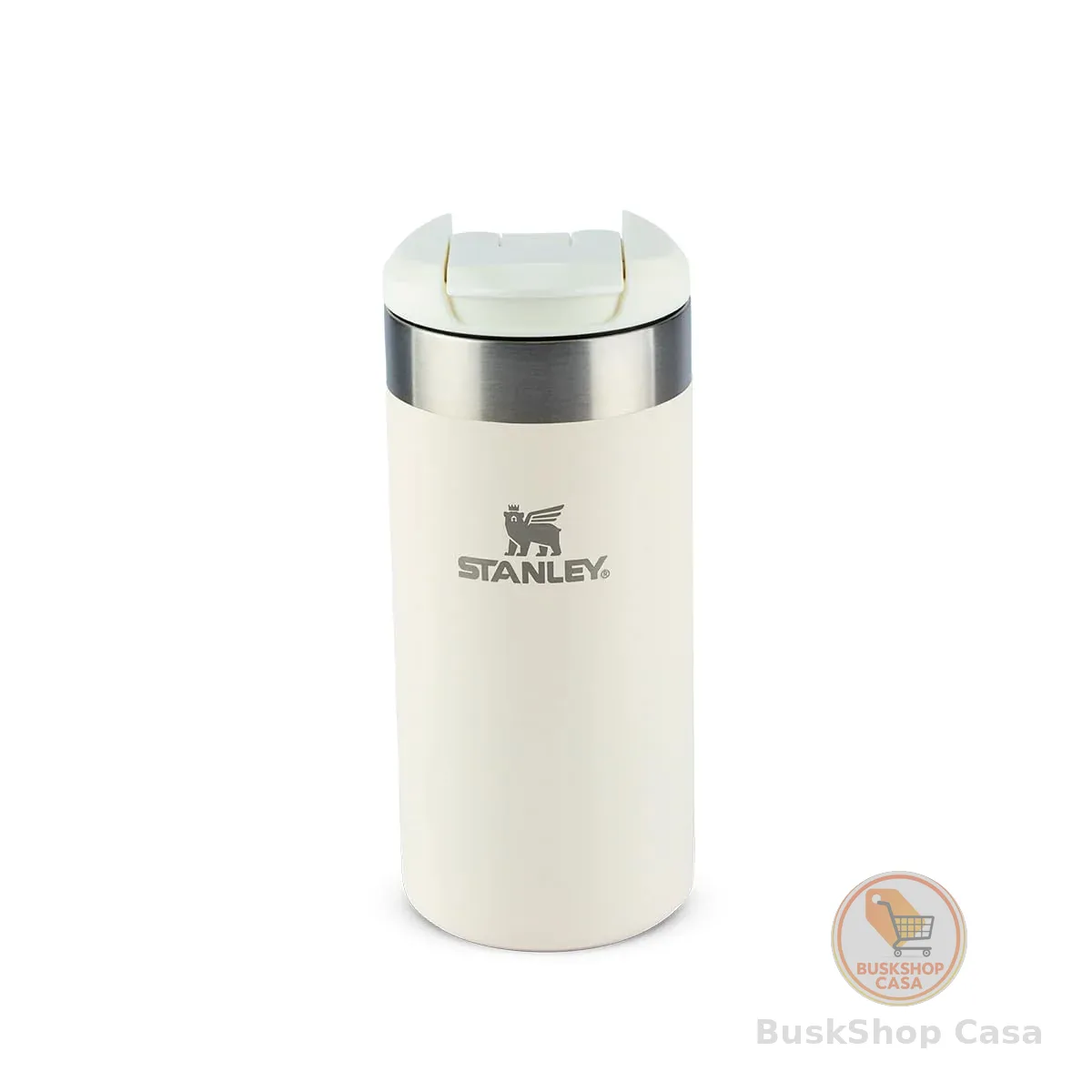 Stanley - Garrafa Térmica AeroLight Transit, garrafa isolada em vácuo para café, chá e bebidas, em aço inoxidável leve, 354ml, Cream