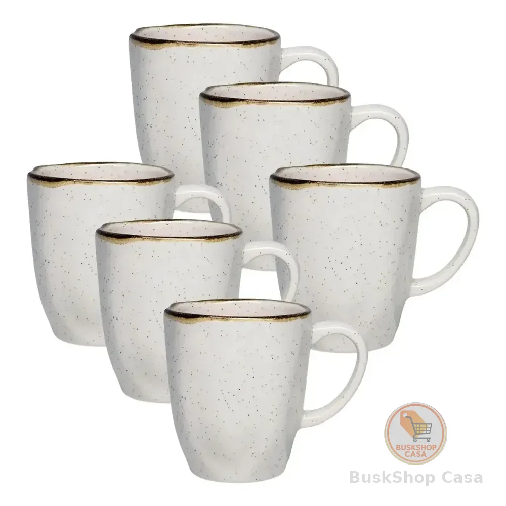 Conjunto De 6 Canecas Maresia Ryo 260ml Oxford Ryo Maresia
