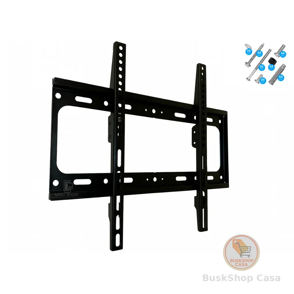 Suporte Para Tv Lcd Led Oled Qled 32 A 55 Pol Fixo Samsung LG Universal 25 32 40 42 43 47 50 52 55 polegadas