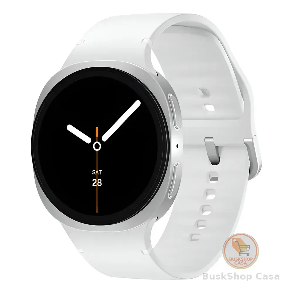 Samsung Galaxy Watch8 Smartwatch 40mm Lte, Galaxy Ai Caixa Prata Pulseira Prata Bisel Prata