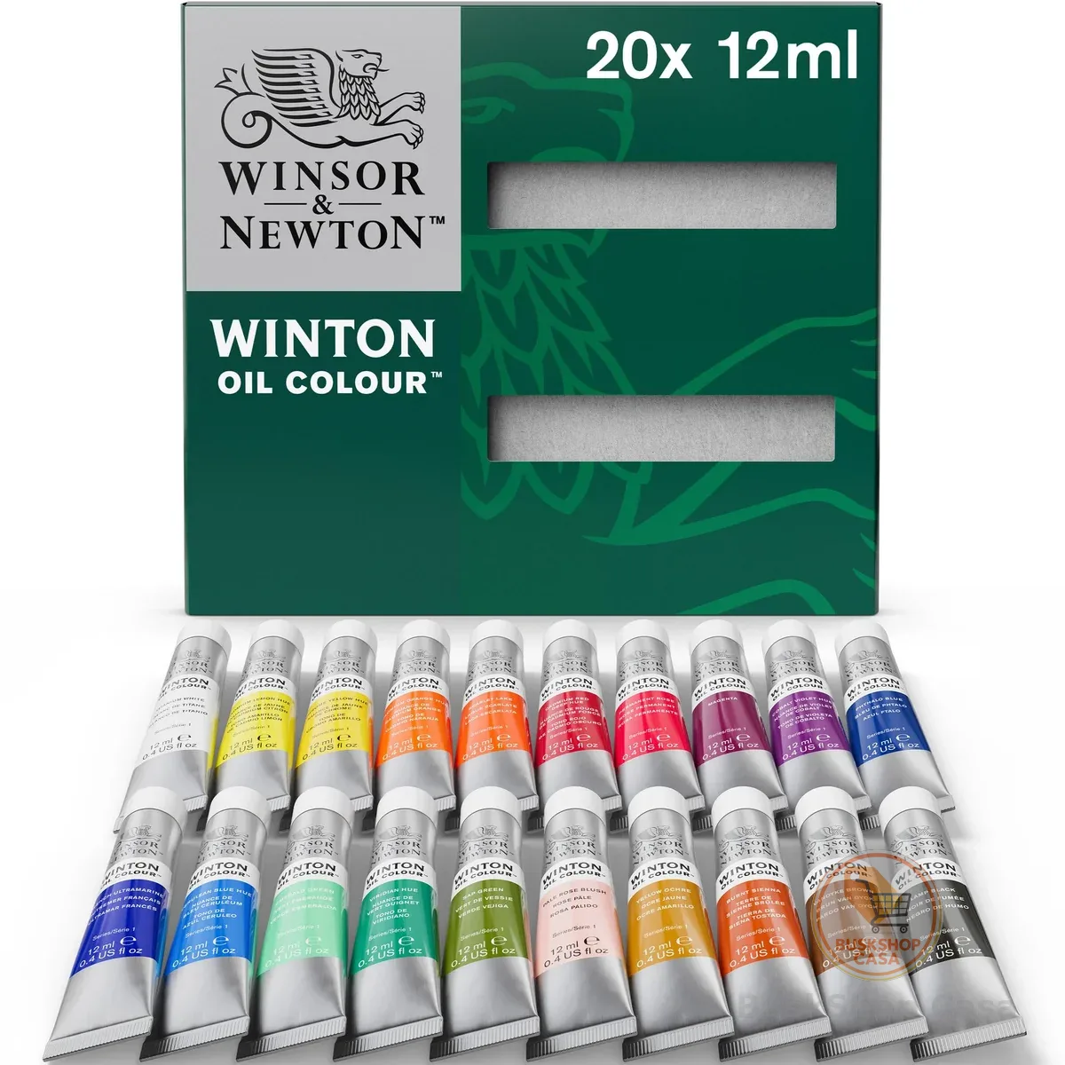 Estojo Tinta Óleo Winton 12ml 20 Unidades