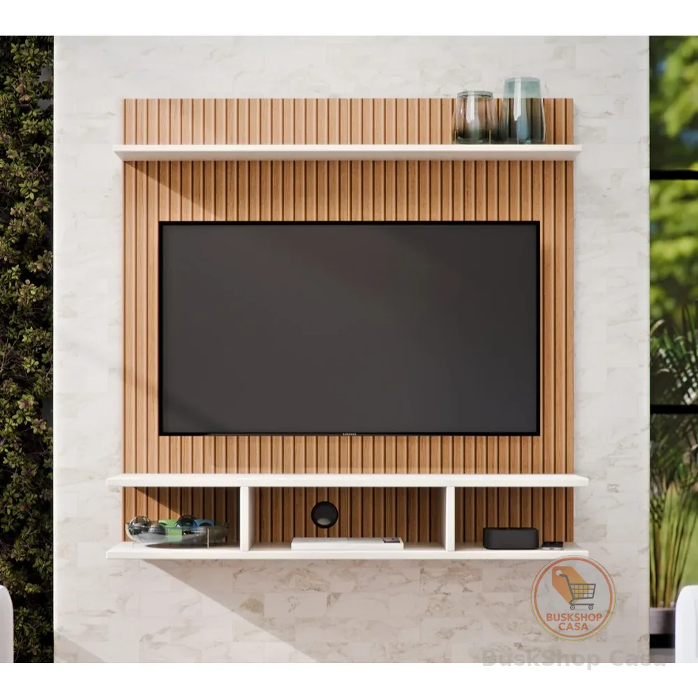 Suporte Painel Tv Quarto Sala Painel Prateleira Até 32 Polegadas Star - Cores