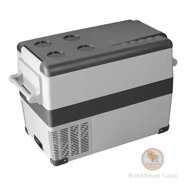 Geladeira Portátil Hent 42l Quadrivolt Bluetooth Cinza