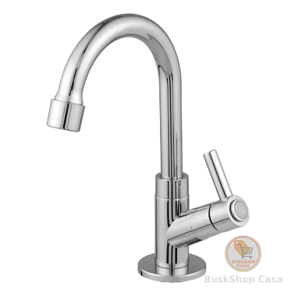 Torneira Pia Banheiro Lavatório Abs Cor Cromado C-72 Premium