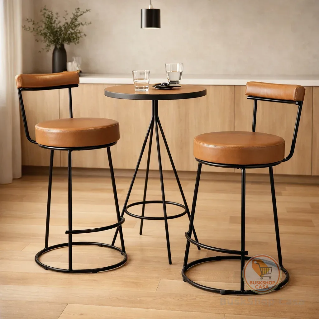 Mesa Bistrô Alta Resistência Moderna Bar Cozinha Área Gourmet Elegante