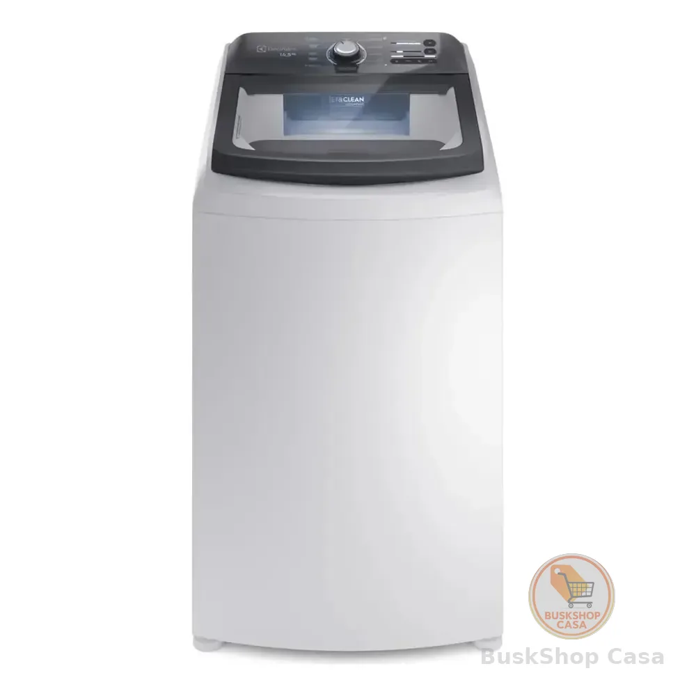 Máquina De Lavar Electrolux 14,5kg Efficient Branca Com Cesto Inox E Jet&clean Lee15 220v Branco