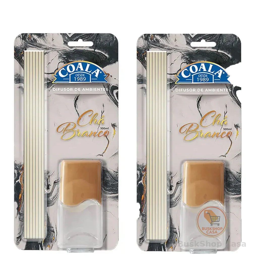 KIT C/2 DIFUSOR DE AROMAS COALA CHÁ BRANCO 100ML