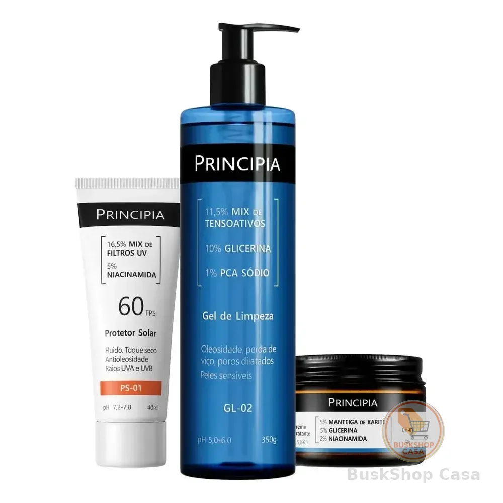 Principia Kit Completo Para Pele Sensível Com Fps 60