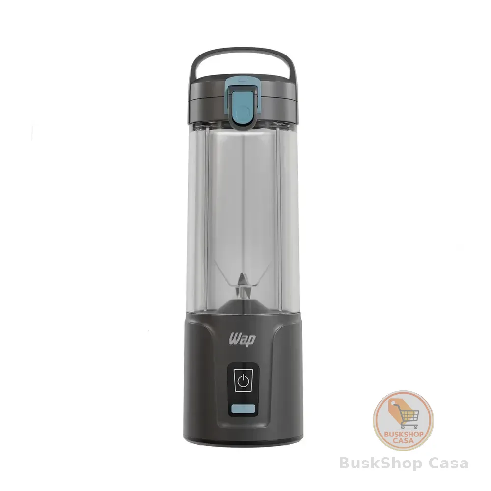 Liquidificador Portátil Wap Blender Move 500ml Sem Fio Cinza 127/220v