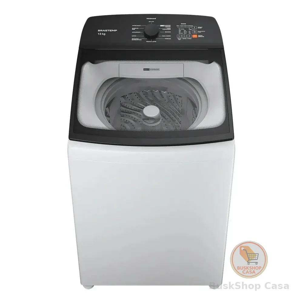 Máquina De Lavar Brastemp 13kg Branca Com Ciclo Tira Manchas Branco 127v