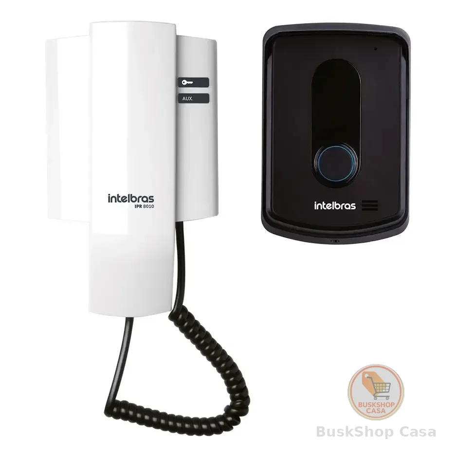Porteiro Residencial Ipr 8010 Preto/branco Intelbras 127/220v