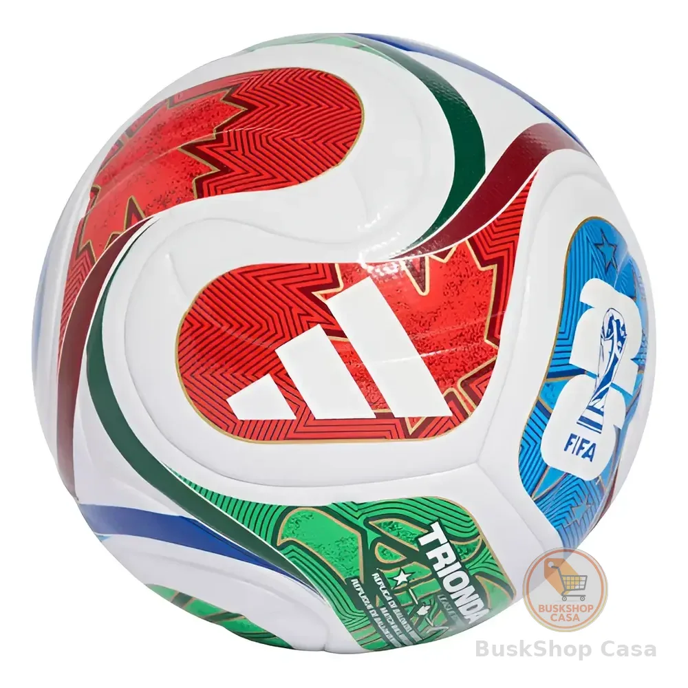 Bola adidas Futebol World Cup 26 Trionda League Jd8035 Cor Branco / White / Royal Blue / Solar Blue / Power Red Branco/azul/vermelho