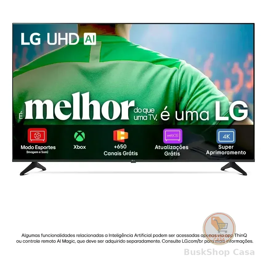 Smart Tv LG Uhd Ai Ua75 65 Polegadas Hdr10 Pro Processador 7 Ai Ger8 Webos 25