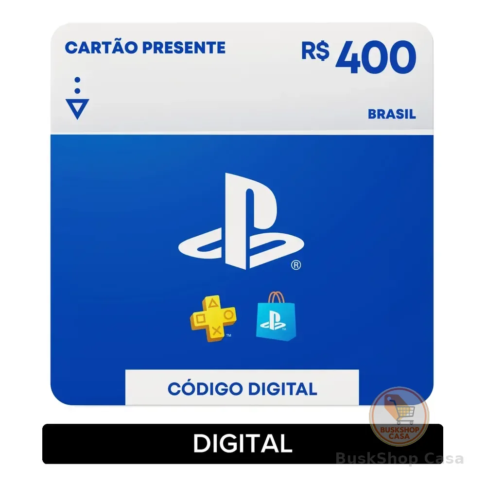 Sony Playstation Store Gift Card R$ 400 (digital)