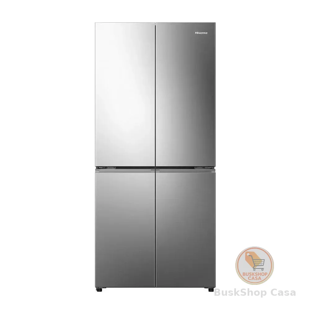 Hisense Geladeira 456L RQ5P470 Multi Door Inverter Wi-Fi Inox Dual Tech Cooling Metal Cooling My Fresh Choice 4 Portas Frost Free