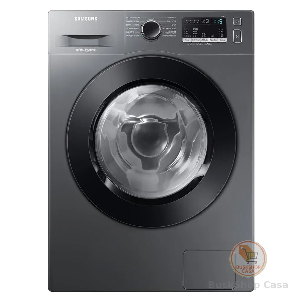 Samsung Lava e Seca WD11M com Digital Inverter WD11M4473PX Inox Look 11/7kg - 127V