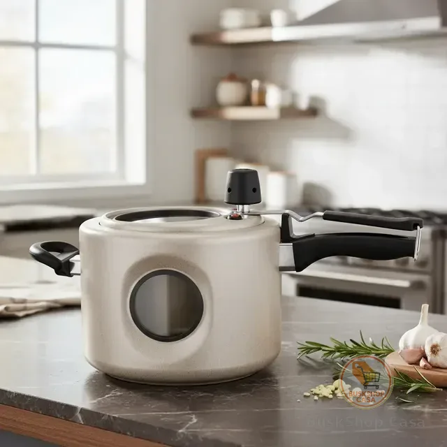 Panela De Pressão Mta 4,5l Alumínio Com Visor