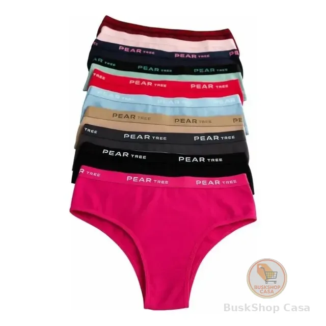 Kit 5 Calcinhas Plus Size Tangão Algodão Calcinha Conforto