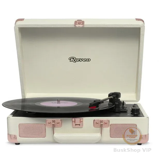 Vitrola Sonetto Rose Gold, Bluetooth USB Bivolt Rose Raveo