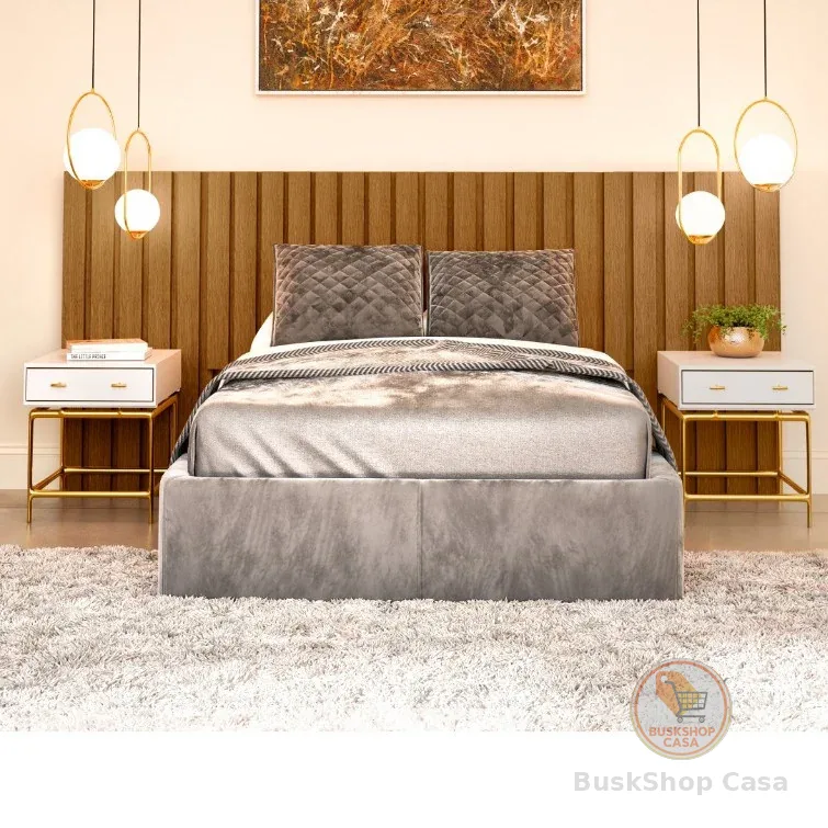 Cabeceira Ripada Para Cama Box com Ripas de Verdade
