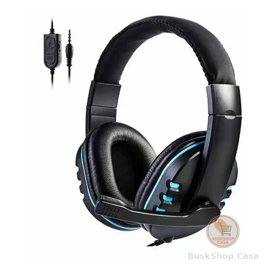 Fone De Ouvido Gamer Com Microfone Para PC Ps4 XBOX Computador Celular , P3