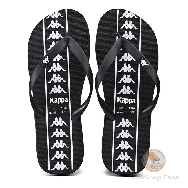 Chinelo Kappa Beach Adulto Unissex Em Borracha