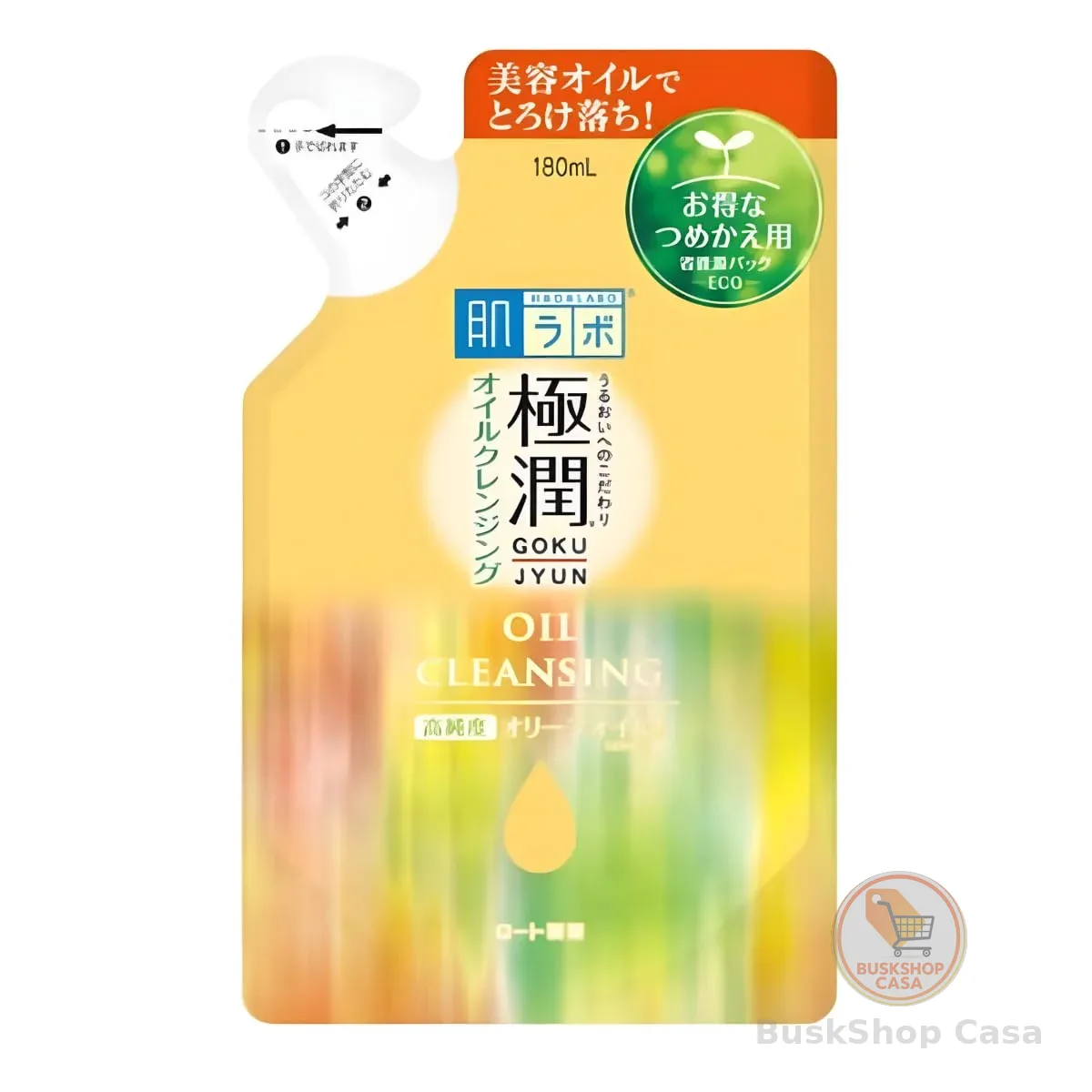 Hada Labo Gokujyun Refil Óleo de Limpeza Oil Cleansing - 180ml