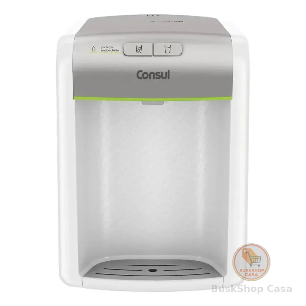 Purificador De Água Consul Branco Refrigerado Com Proteção Antibactérias Cpb34asvna 127/220v