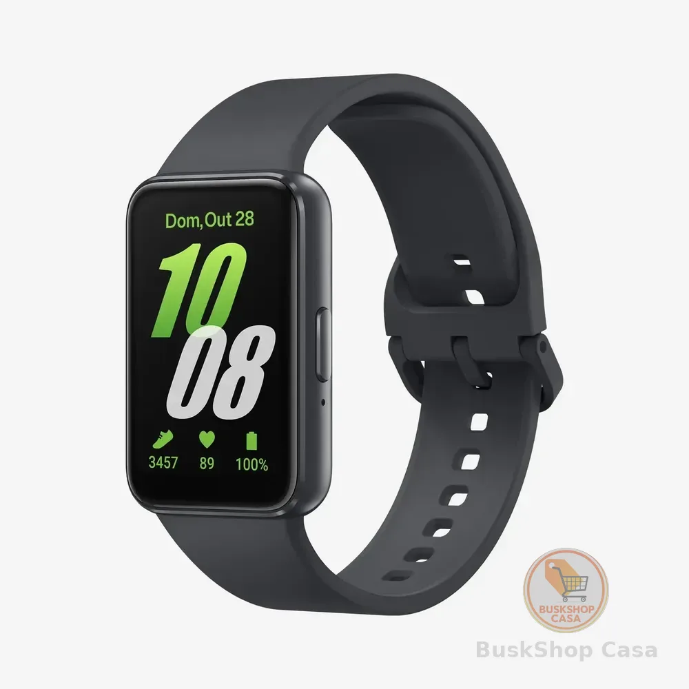 Samsung Smartwatch Galaxy Fit3 Grafite Grafite Mesh