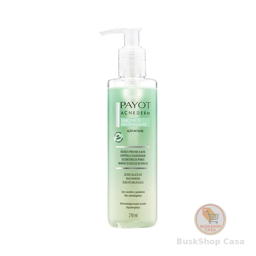 SABONETE LIQUIDO HIGIENIZANTE PAYOT ACNEDERM 210ML