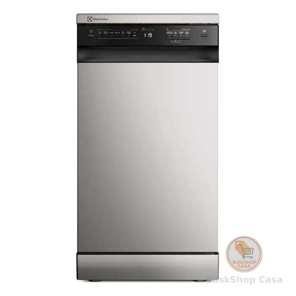 Lava-louça Electrolux 10 Serviços Inox Lava E Seca 50' Ls10e Prateado 127v
