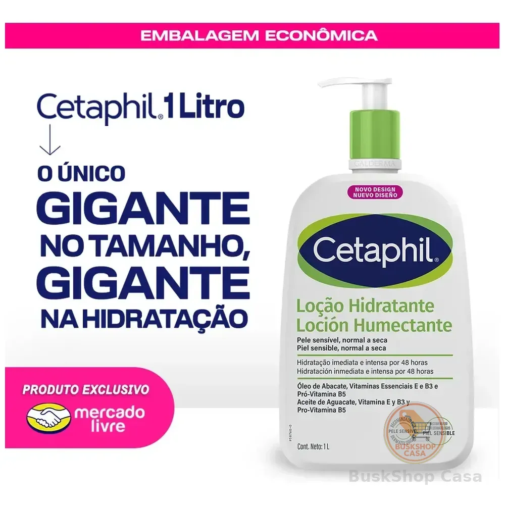 Loção Hidratante Cetaphil Para Pele Normal A Seca X 1 L