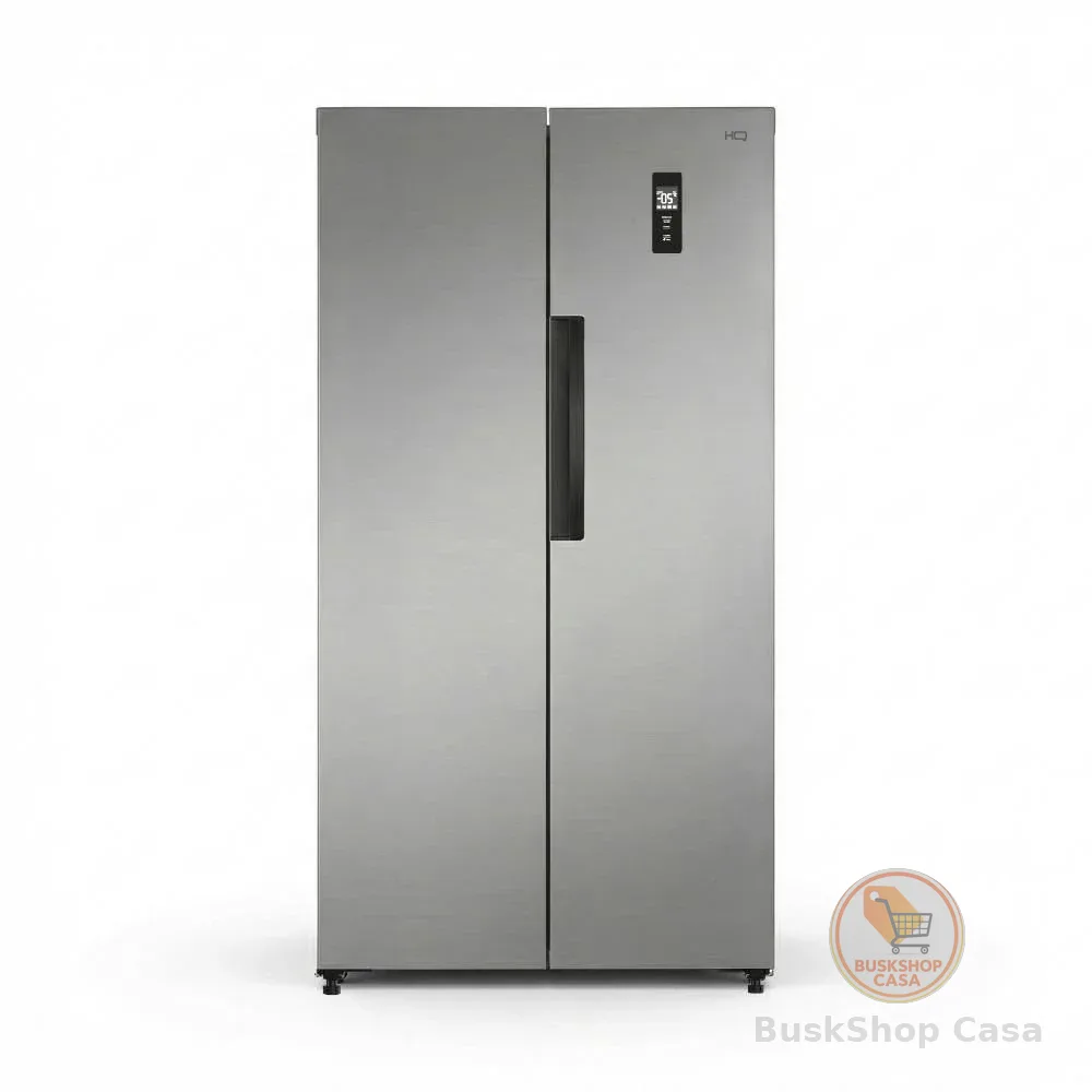 Geladeira Refrigerador HQ Frost Free Side By Side 460 Litros Inox HQ-460SBSFF (110, Volts)