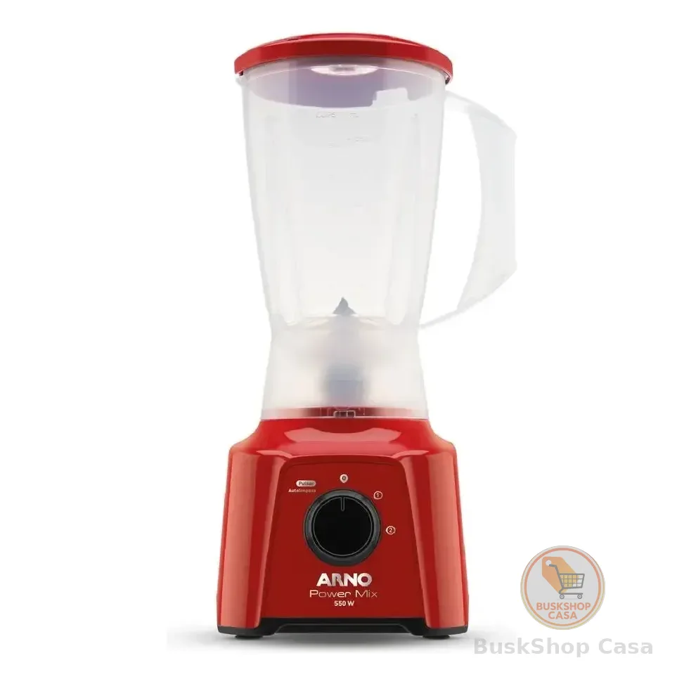 Liquidificador Arno Power Mix Lq11 1,25l 500w Verm Cor Vermelho 127v