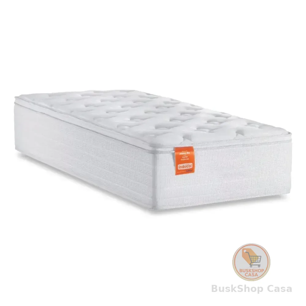 Colchão Solteiro Cor Branco Isis 27 Ensacada Celuplás