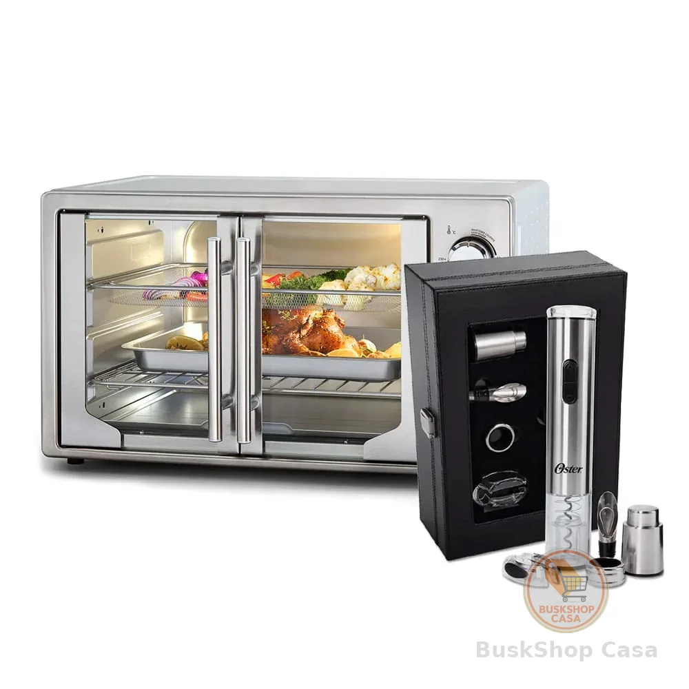 Kit Forno e Fryer French Door com Kit para Vinho Oster