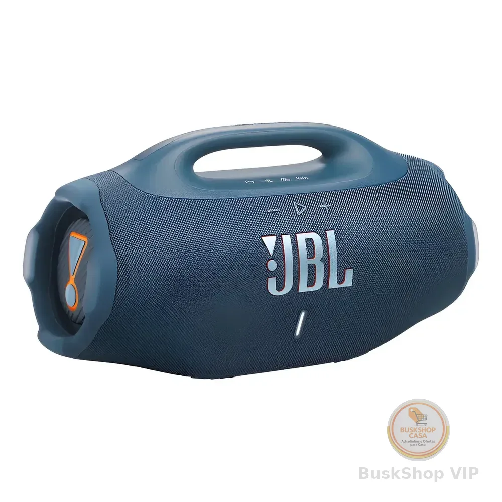 Caixa De Som Jbl Boombox 4 Bluetooth Portátil 210w Bivolt Azul