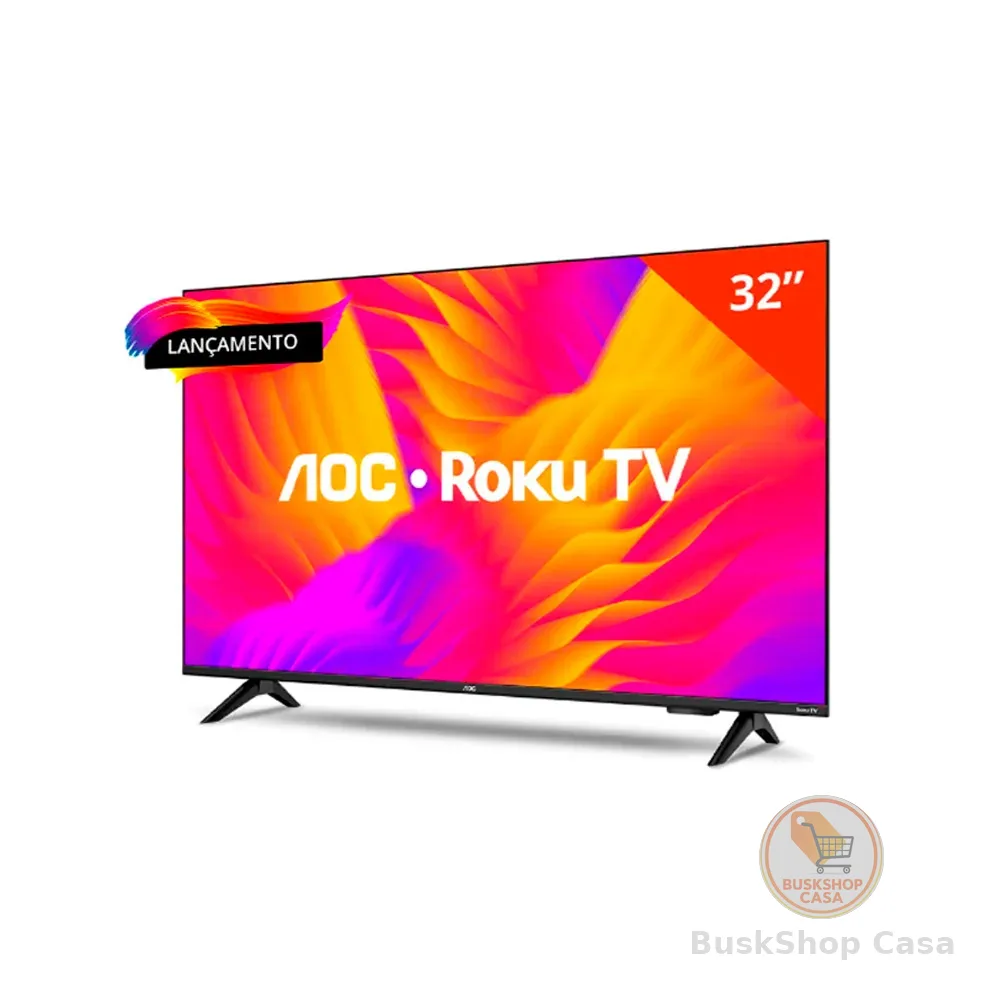 Smart Tv Aoc Dled 32 Wi-fi Roku Tv Quad Core 32s5155/78g