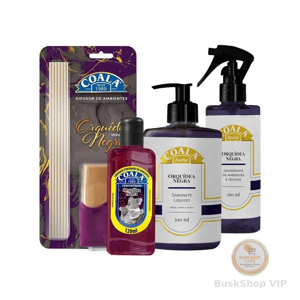 Kit Coala Home Orquídea Negra