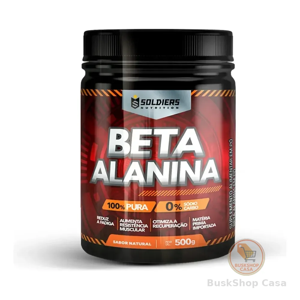 Beta Alanina 500g Suplemento Em Pó - Soldiers Nutrition Natural