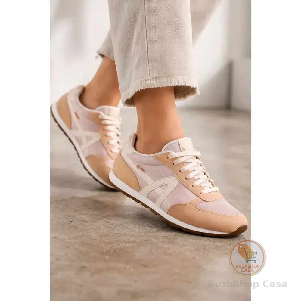 Tênis Feminino Casual Lola Anacapri Nude Liso 38 Br