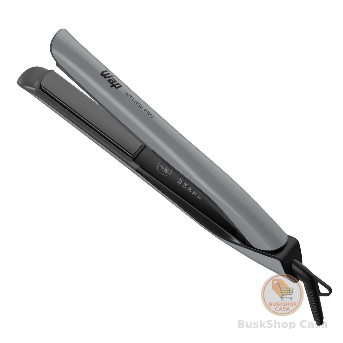 WAP Prancha de Cabelo INTENSE PRO WP482 250°C 5 Temperaturas e Revestimento Black Ceramic Capa Protetora Chapinha Bivolt