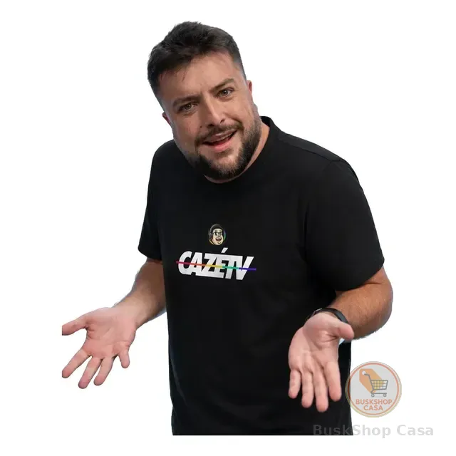Camisa Preta Cazétv Básica